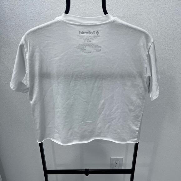 Retro Polaroid Camera Film Women's MD Cropped Graphic T-shirt - Picture 4 of 4